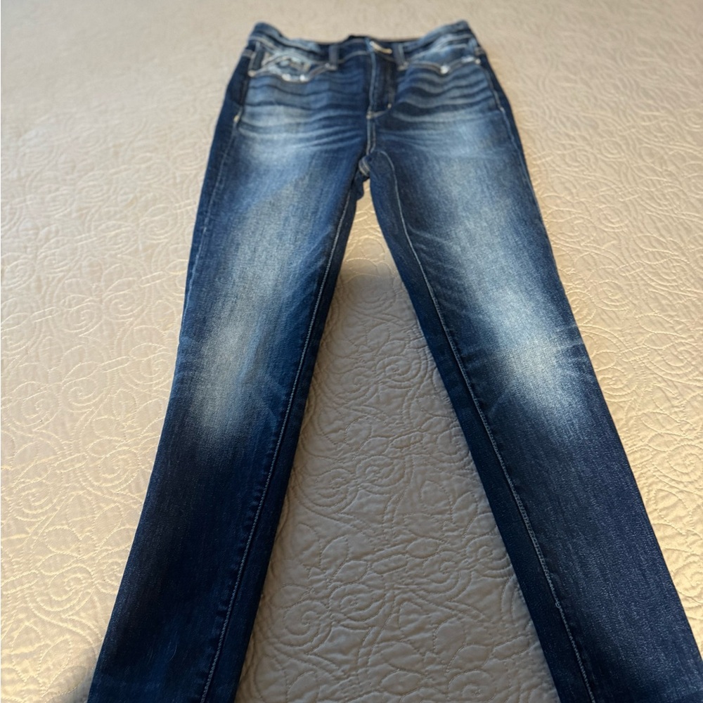 Buckle Black Ankle Skinny Jeans - Fit 75